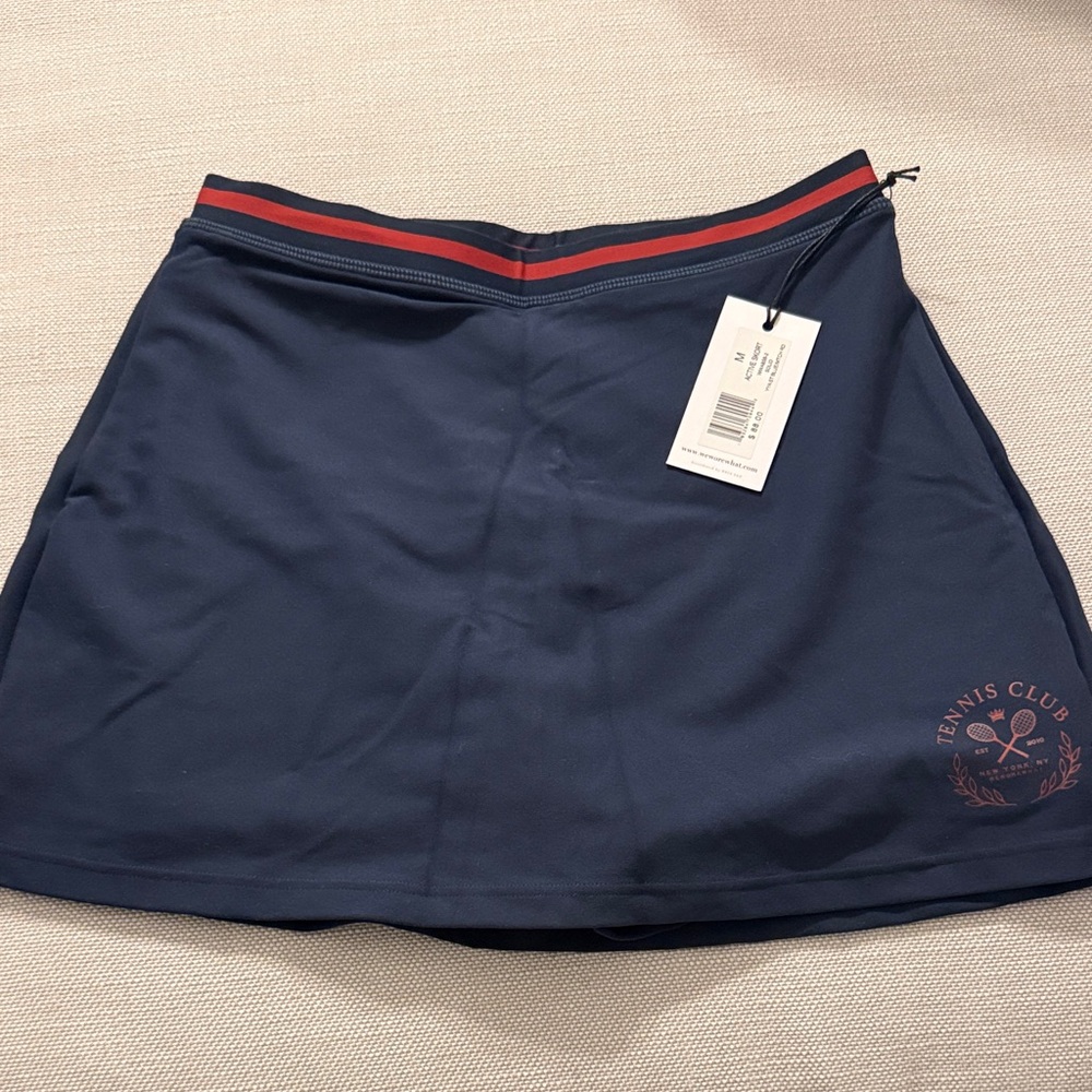 WeWoreWhat Navy Blue Mini Skirt